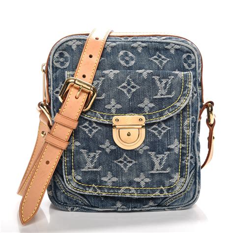 lv pleaty denim bag|louis vuitton denim camera bag.